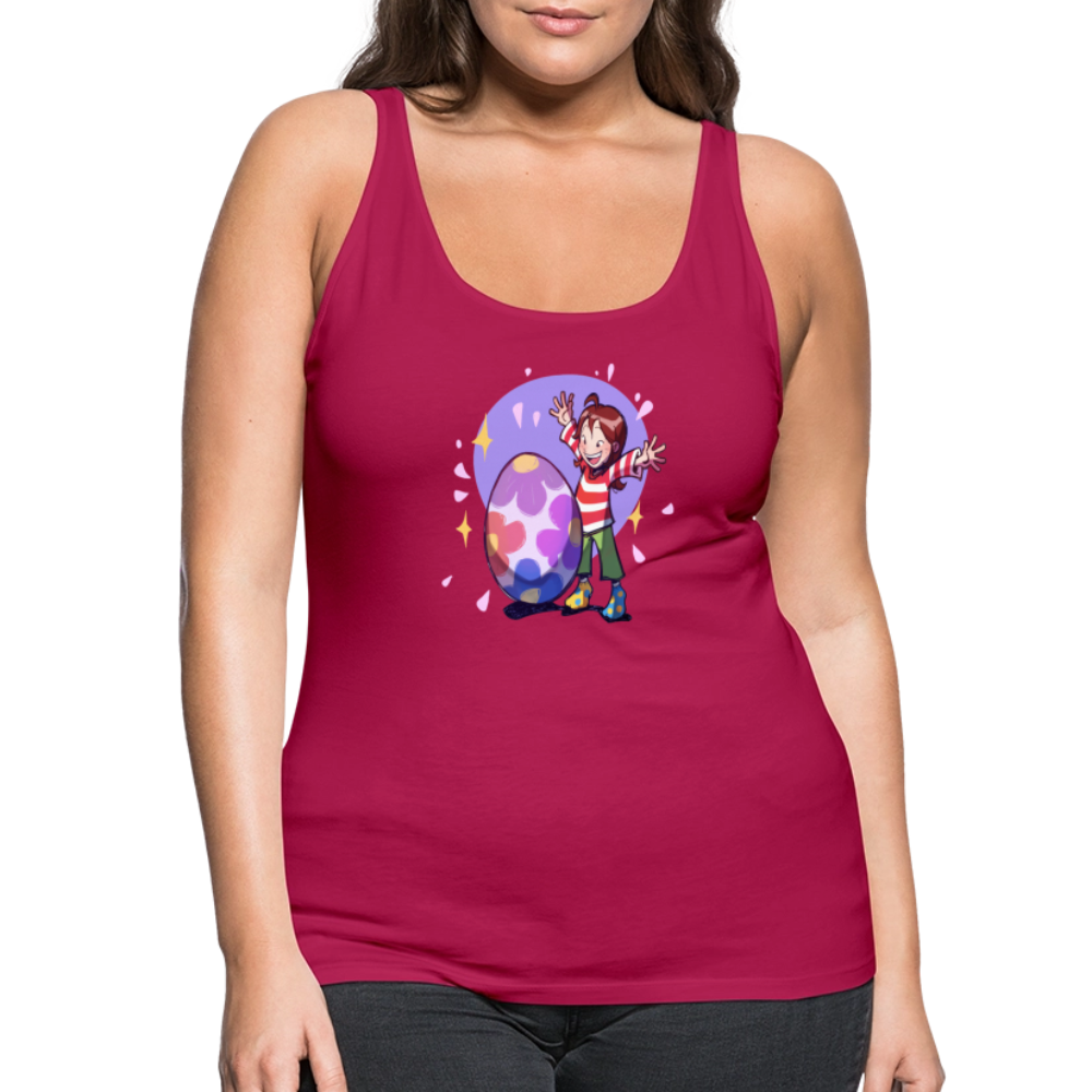 Premium Tank Top - dunkles Pink