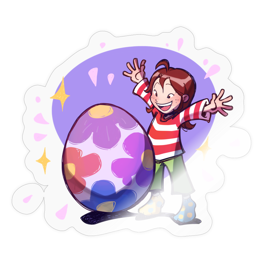 Ostern mit Cora Birnenpflaum (transparent) - Transparent glänzend