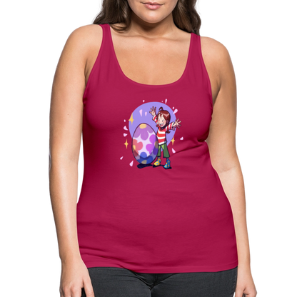 Premium Tank Top - dunkles Pink