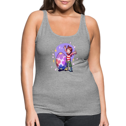 Premium Tank Top - Grau meliert