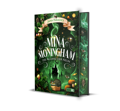 Mina Moningham - Die Allianz der Neun: Ein cozy Urban Fantasy Abenteuer voller Magie, Humor und galaktischer Spannung.