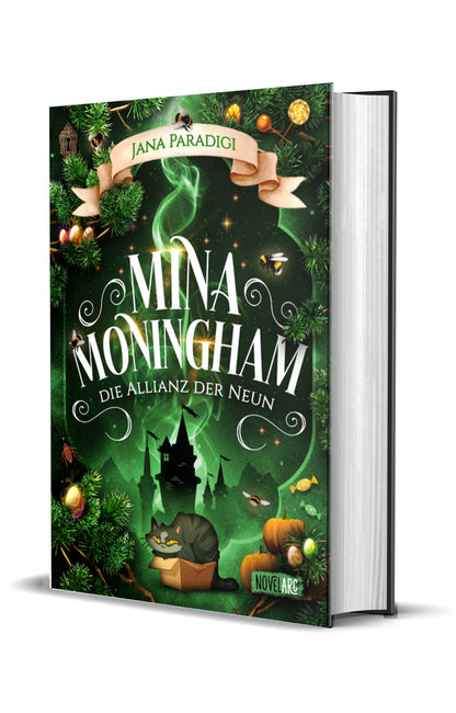 Mina Moningham - Die Allianz der Neun: Ein cozy Urban Fantasy Abenteuer voller Magie, Humor und galaktischer Spannung.