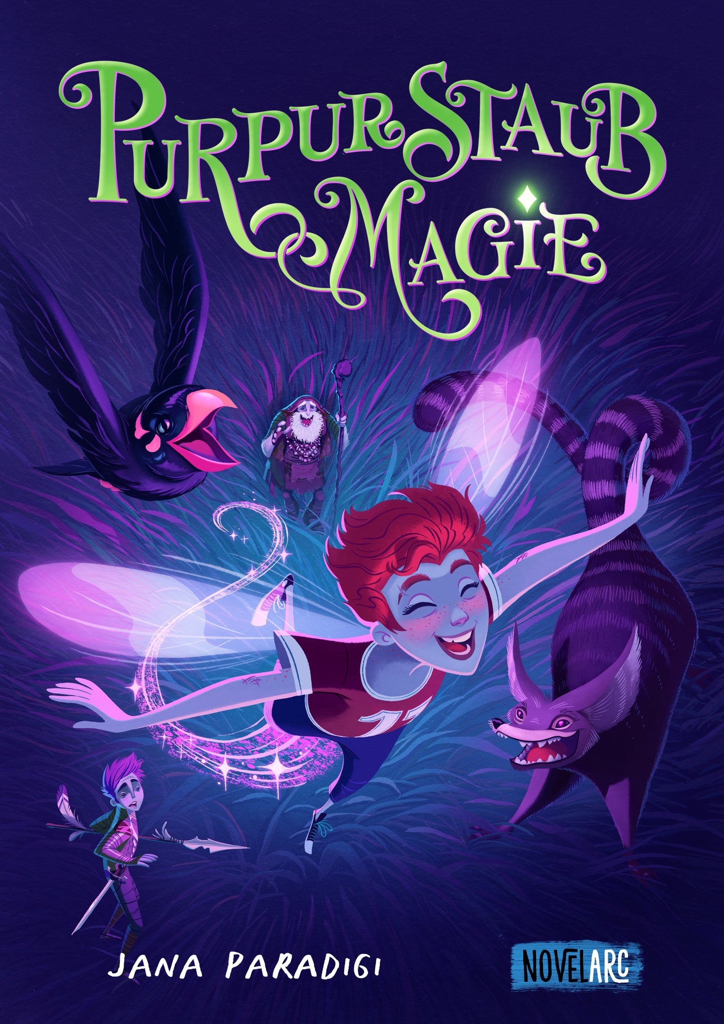 Purpurstaub Magie: Ein spannender Fantasy-Roman für Kinder und Jugendliche ab 10 - 12 Jahren, voller Feen, sprechender Tiere, Magie und Abenteuer